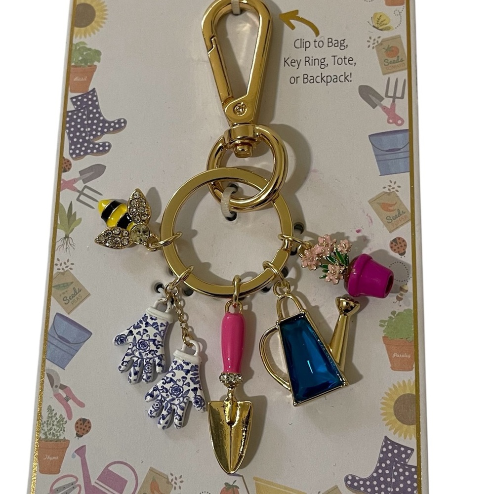 True to Form Gardening Bag Charm Keychain- NWT ***